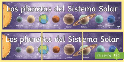 Solar System Planets With Names In Spanish