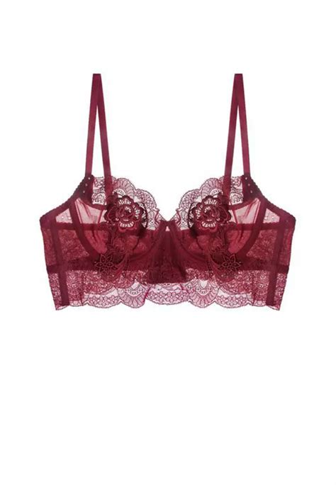Buy ZITIQUE Lace Rose Lingerie Set Bra And Panty Red 2025 Online ZALORA Philippines