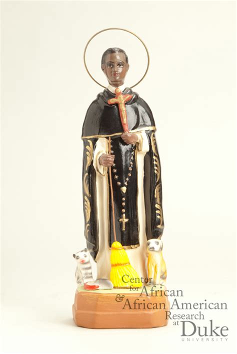 San Martín de Porres statue - The Sacred Arts of the Black Atlantic