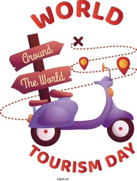 World Tourism Day Cartoon Logo Poster For Tourism Day Tourism Day