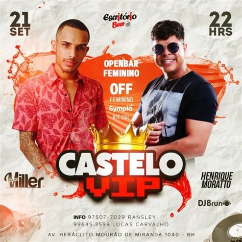 Castelo Vip Escrit Rio Beer Em Belo Horizonte Sympla