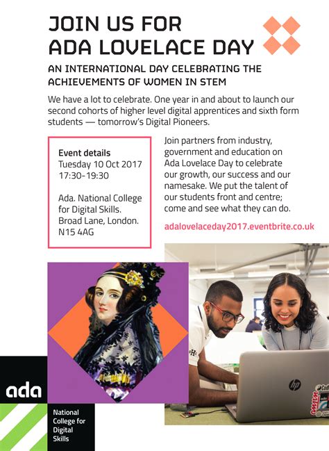 Ada Lovelace Day at Ada College – Ada Lovelace Day