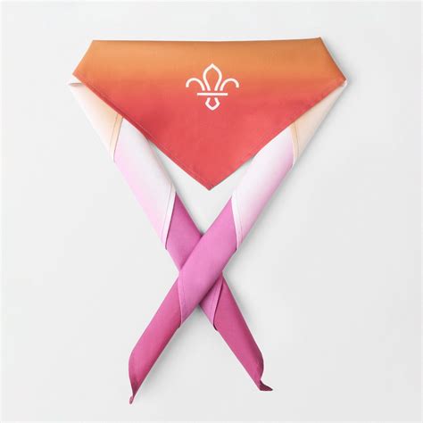 Scout Pride Personalised Ombre Scarf Necker Lesbian