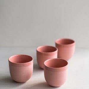 Ceramic Espresso Cup Pottery Espresso Cups Pink Espresso Cup Etsy