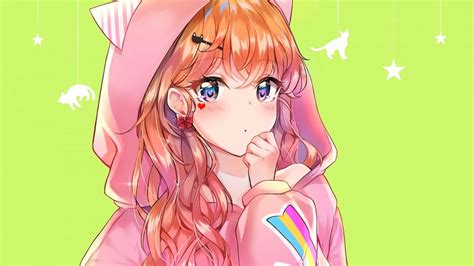 [200+] Anime Girl Hoodie Pictures | Wallpapers.com