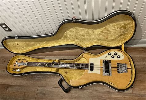 1970s Ibanez Lawsuit Era Rickenbacker 4001 Bass Case Yellow Reverb