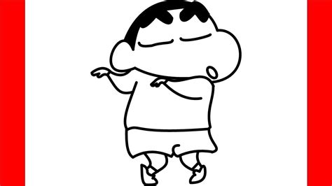 How To Draw Shin Chan Step By Step Drawing Youtube