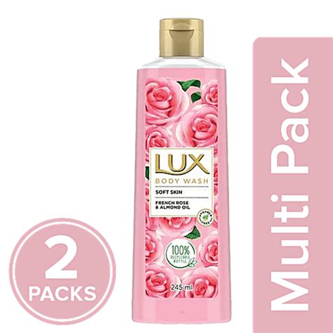 Buy Lux Body Wash With French Rose Almond Oil Soft Touch Online At