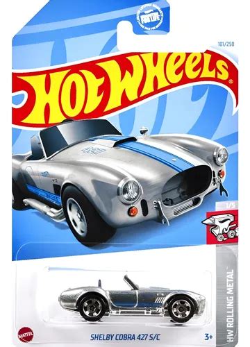 Hot Wheels Shelby Cobra S C Hw Rolling Metal Htb Prateado Parcelamento Sem Juros