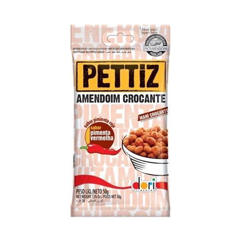 Amendoim Crocante Pettiz Pimenta Dori 50g Canoas RS