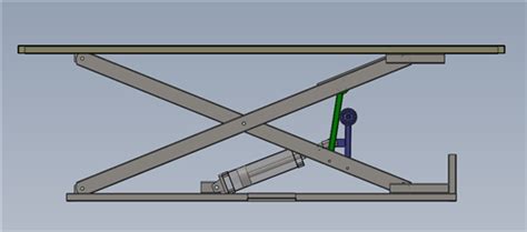 升降工作台3d模型下载三维模型solidworks模型 制造云 产品模型