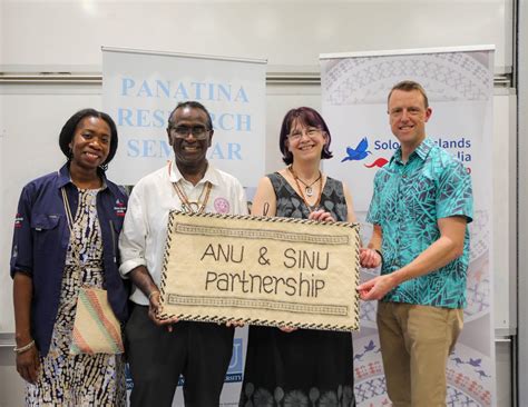 Sinu And Anu Forge Landmark Research Partnership Solomon Islands