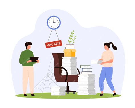 Premium Vector | Hiring crisis urgent labor shortage lack of candidates