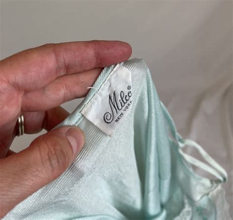 Vintage S S Blue Nightie Slip Lingerie Dress Se Gem