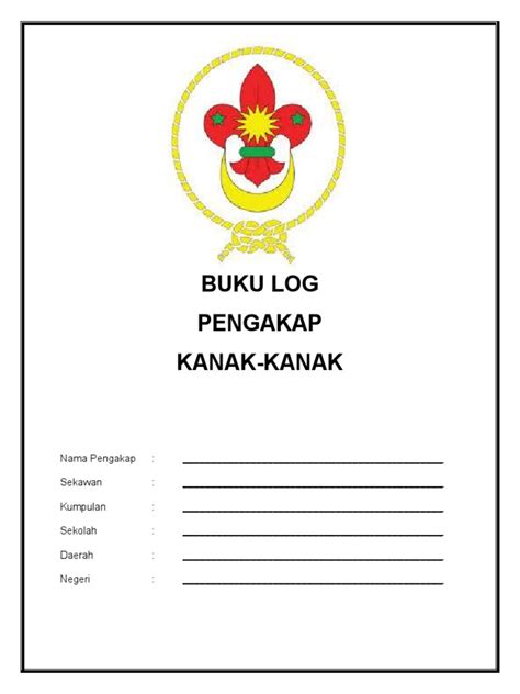 Contoh Buku Log Pengakap At Info Contoh Riset