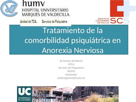 Ppt Tratamiento De La Comorbilidad Psiqui Trica En Anorexia Nerviosa