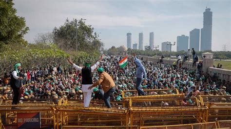 Delhi On Alert As Farmers Protest Pressures Modi Ahead Of Elections South Asia Journal