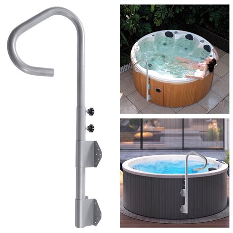 Hot Tub Handrail Spa Side Handrail Lbs Silver Rail For Hot Tub Accessory Hot Tub Handrail