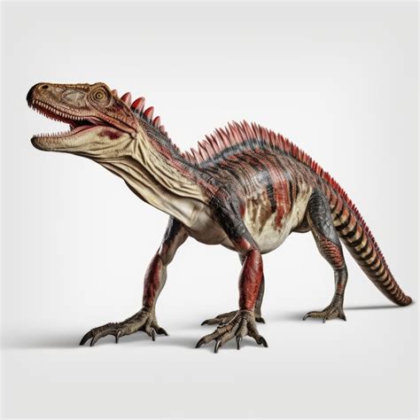 Premium Photo Spinosaurus Isolated On White Background Generative Ai