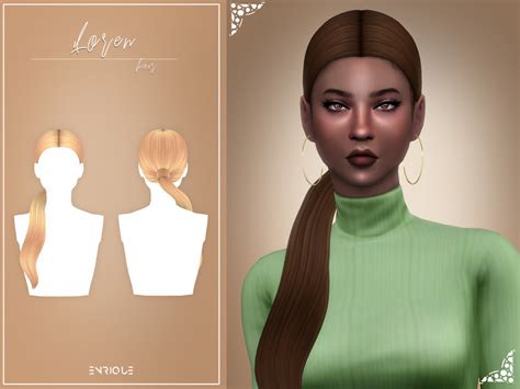 Enriques Loren Hairstyle Sims Hair Hair Styles Womens Hairstyles