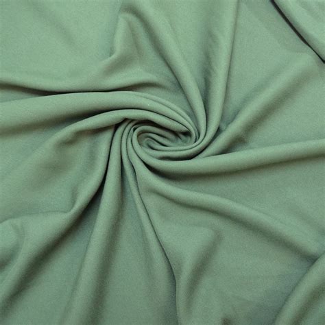 Tecido Viscose Twill Sarjada Pesada Cor Verde Oliva Claro Pantone 18