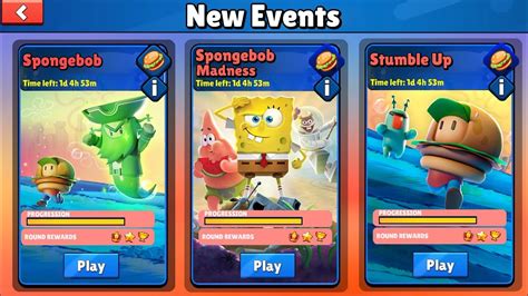 NEW SPONGEBOB EVENTS 0 59 Stumble Guys YouTube