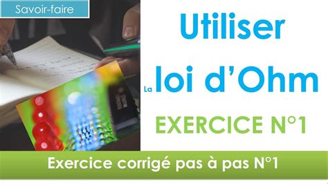 Utiliser La Loi D Ohm En Exercice Corrig N Lectricit