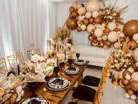 Nude Birthday Dinner Ideas Birthday Dinners Birthday Decorations Balloon Decorations