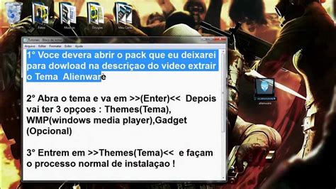 Como Colocar Tema No Windows7 Youtube