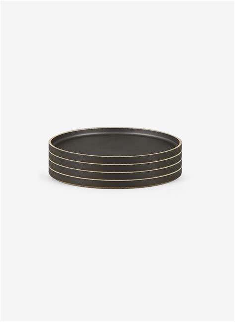 Black Dinner Plates - set of 4 | Simon James