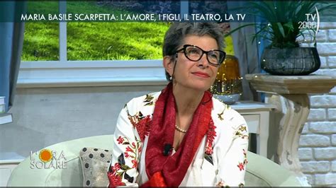 L Ora Solare Tv Maria Basile Scarpetta L Amore I Figli Il