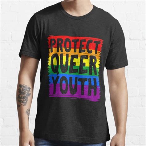 Lgbtq Protect Queer Youth Lgbt Gay Pride T Shirt For Sale By Devlinmarianne Redbubble