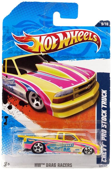 Hot Wheels HW Drag Racers Chevy Pro Stock Truck Diecast Car 910 Mattel ...