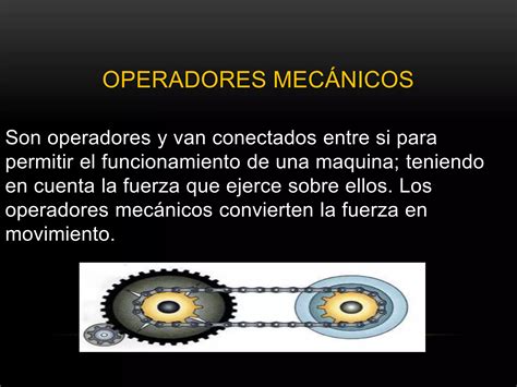 Operadores Mecanicos Ppt