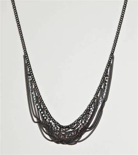 Aeo Chain Necklace Sparkly Jewelry Necklace Accessories