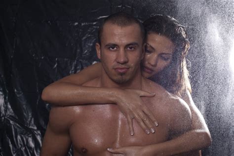 Naked Man And Woman Hugging Stock Photo By Krivenko