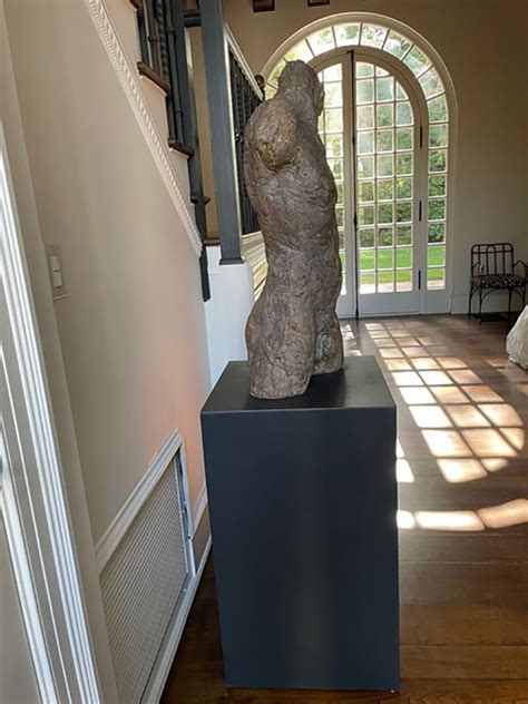 Bronze And Plaster Nude Male Sculpture For Sale At Stdibs