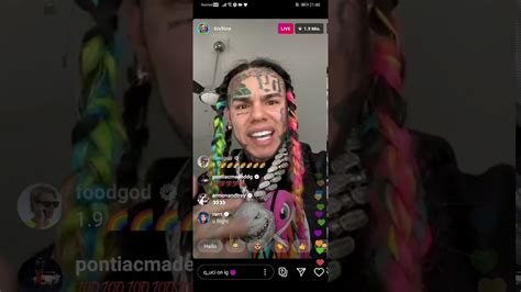 6ix9ine Comeback Breaks Instagram Live Record 2 Million Viewers Full