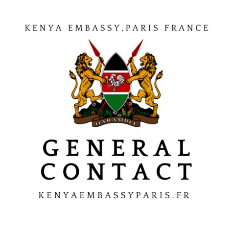 Contact Embassy Of Kenya Paris