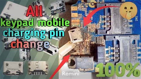 All Keypad Mobile Charging Connector Change Samsung Itel Lava All