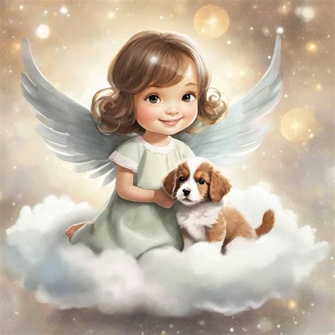 Firefly Cute Adorable Little Angel On Clouds With By Shessoartsy On Deviantart