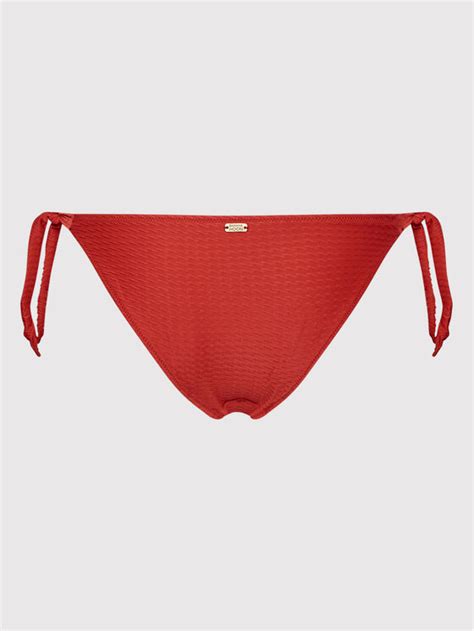 Banana Moon Dół od bikini Dasia Romeo JAI Czerwony Modivo pl