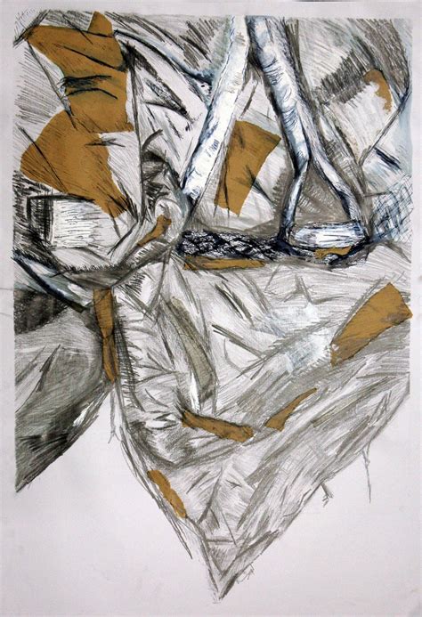 1067519627 Life Drawings Still Life With Drape 2010 Mixed Media