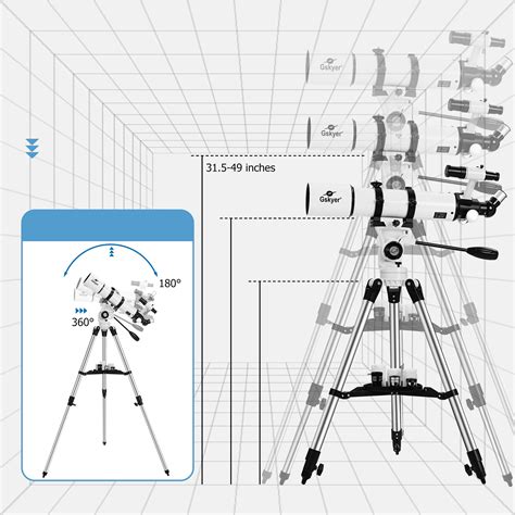 Gskyer Telescope 600x90mm Az Astronomical Refractor Telescope For Adul