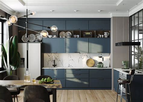 Идеи дизайна кухни с двумя окнами: 70 фото интерьеров и планировки ...