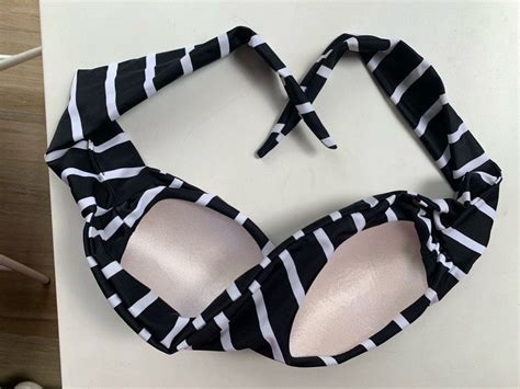 Black White Bikini Women S Fashion Swimwear Bikinis Swimsuits On Carousell