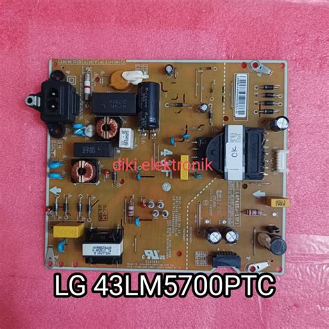 Jual MESIN TV PSU LG 43LM5700 POWER SUPPLY REGULATOR PSU ORIGINAL