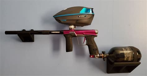 Paintball Marker Setup Wall Mount By Justinb57 Download Free Stl