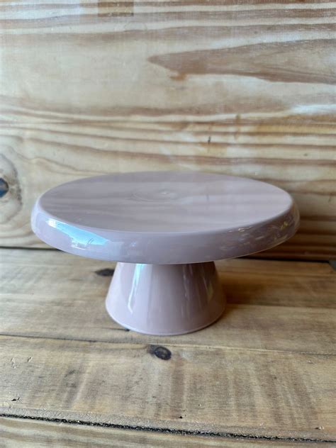 Boleira Cake Slim 22x11cm Decoração Nude Noz Moscada Mania de Laço Festas