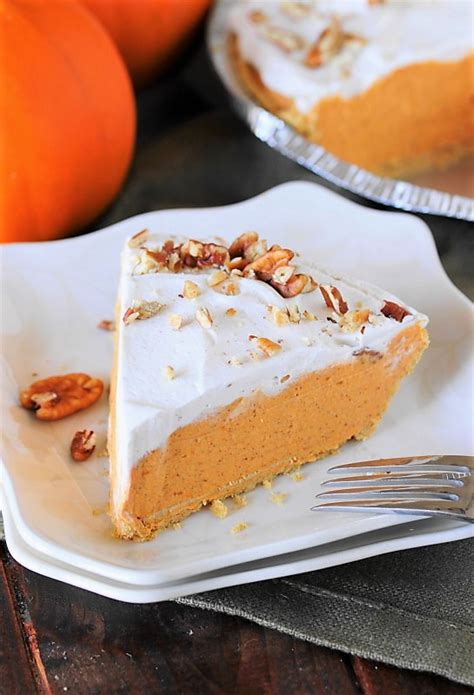 No Bake Pumpkin Cream Pie The Kitchen Is My Playground